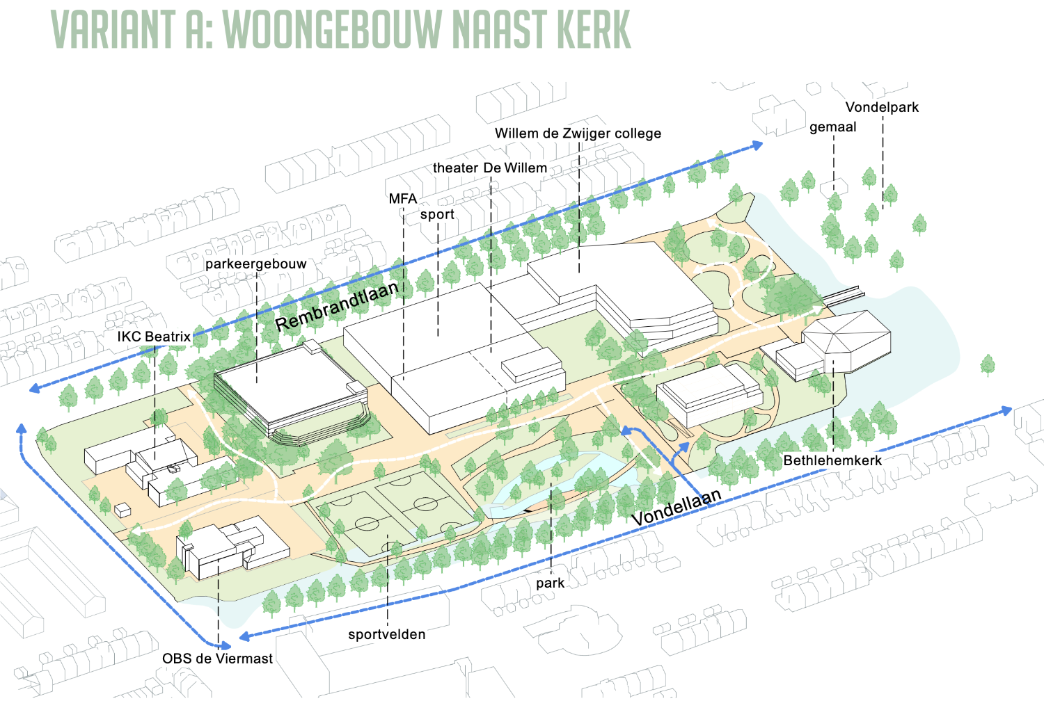 Groen licht voor nieuwe multifunctionele accommodatie in Van der Palmgebied