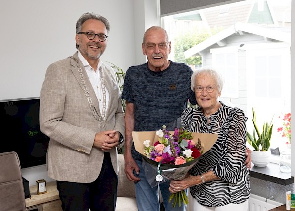 Echtpaar Blaauw-Vermeer 60 jaar getrouwd
