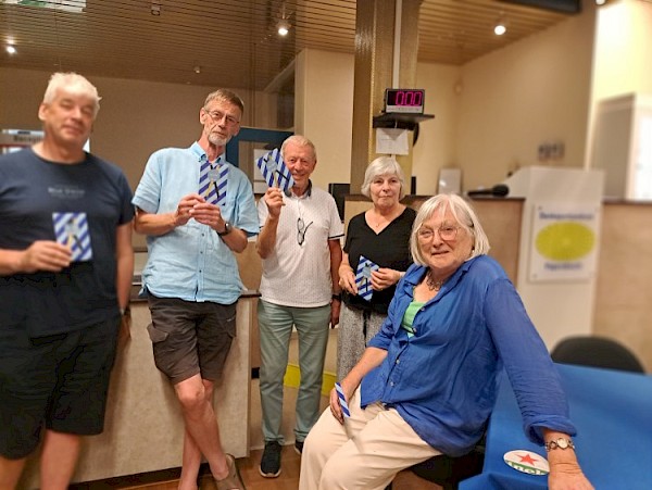 Succesvolle zomeravond Bridge in het Denksportcentrum