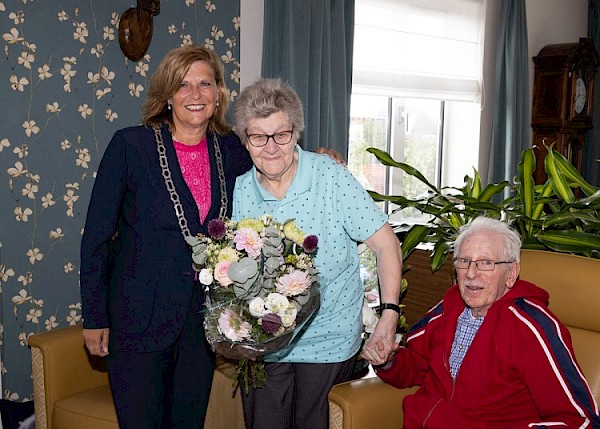 Echtpaar De Ruiter-van Beem zestig jaar getrouwd