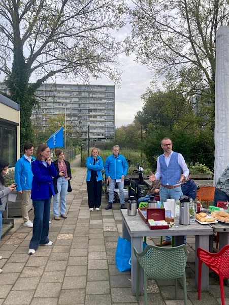 Mirjam Bikker bezocht de Sociale Moestuin van Sliedrecht