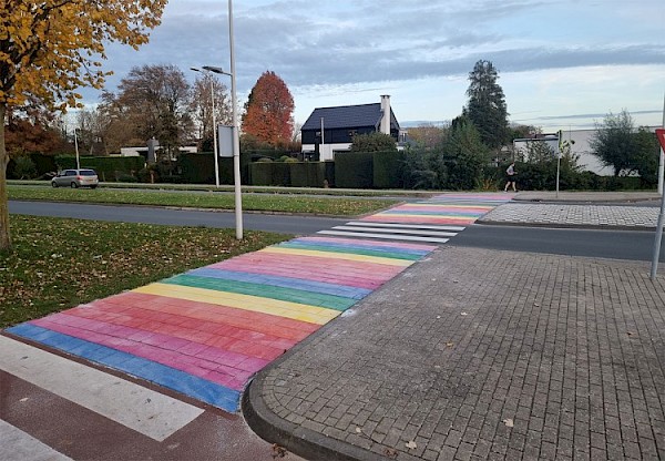 Regenboogpad hersteld, mobiele beveiligingscamera verwijderd
