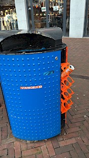 Statiegeldvangers (doneerringen) in Papendrecht