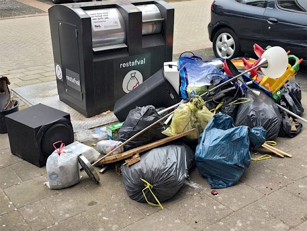 Afvaldumping naast containers: groeiend probleem in Papendrecht