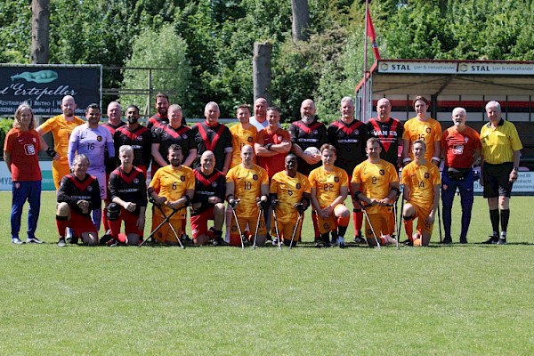 Kraker Papendrecht-Veteranen tegen Nederlands Amputatieteam