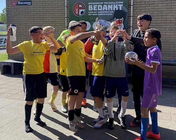 Weer succesvol schoolvoetbal bij VV Papendrecht