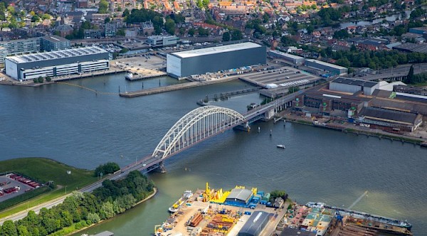 Brug over de Noord: tot eind mei 2026 hinder voor hoge scheepvaart