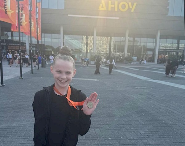 Papendrechtse Emily Visscher derde van Nederland in de Eredivisie