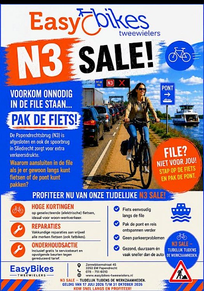 N3 Sale bij EasyBikes