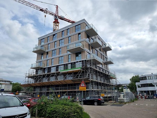 Nieuwbouw appartementen Poldermolen vordert gestaag