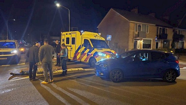 Man op fatbike aangereden door automobilist op Rembrandtlaan