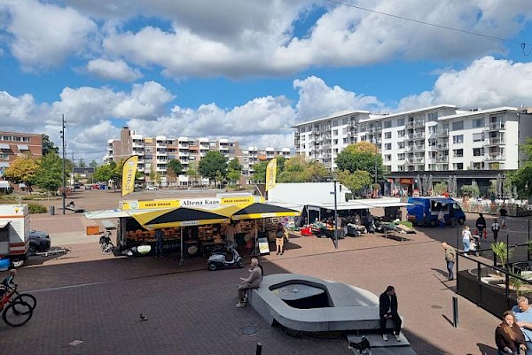 Korteland Rijwielen wil op zaterdag graag een open Marktplein