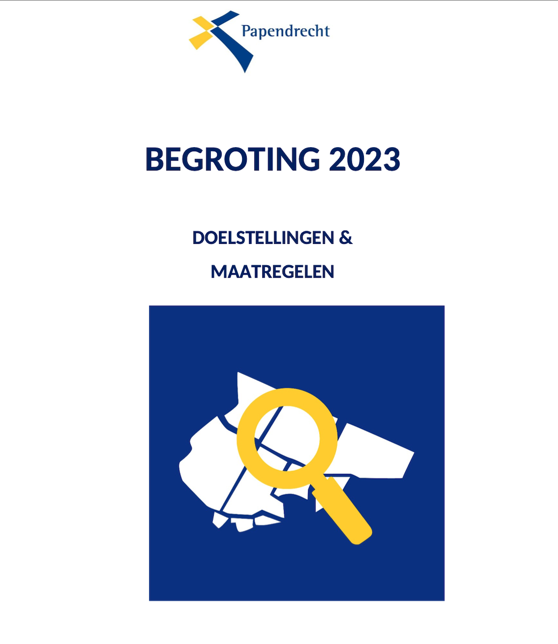 Begroting 2023