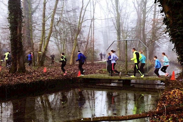 Oudejaarsloop bij AV Passaat Papendrecht: Ronden van 3 km door het Oostpolderpark