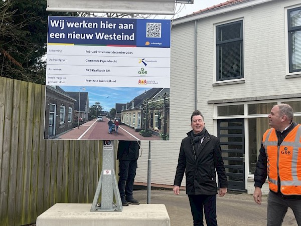 Werkzaamheden Westeind Papendrecht van start: dijk krijgt nieuwe inrichting