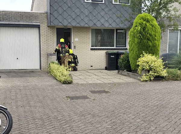 Tuinwerkzaamheden leiden tot gaslek bij woning Windhalmstraat