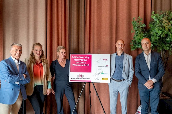 Woonkracht10 kiest als 1e woningcorporatie in Zuid-Holland voor vaste partners voor haar nieuwbouwprojecten