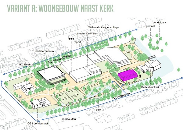 PAB en D66 pleiten voor studioappartementen voor jongvolwassenen in Van der Palmgebied